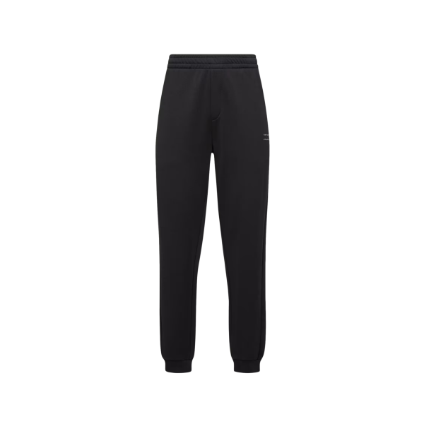 Pantalon de survêtement MONCLER Jogging molleton coton noir logo noir