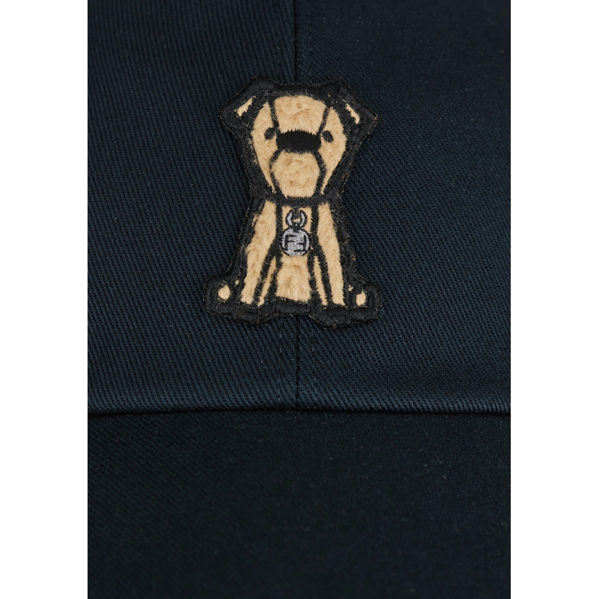 Casquette FENDI gabardine coton bleu marine Chien