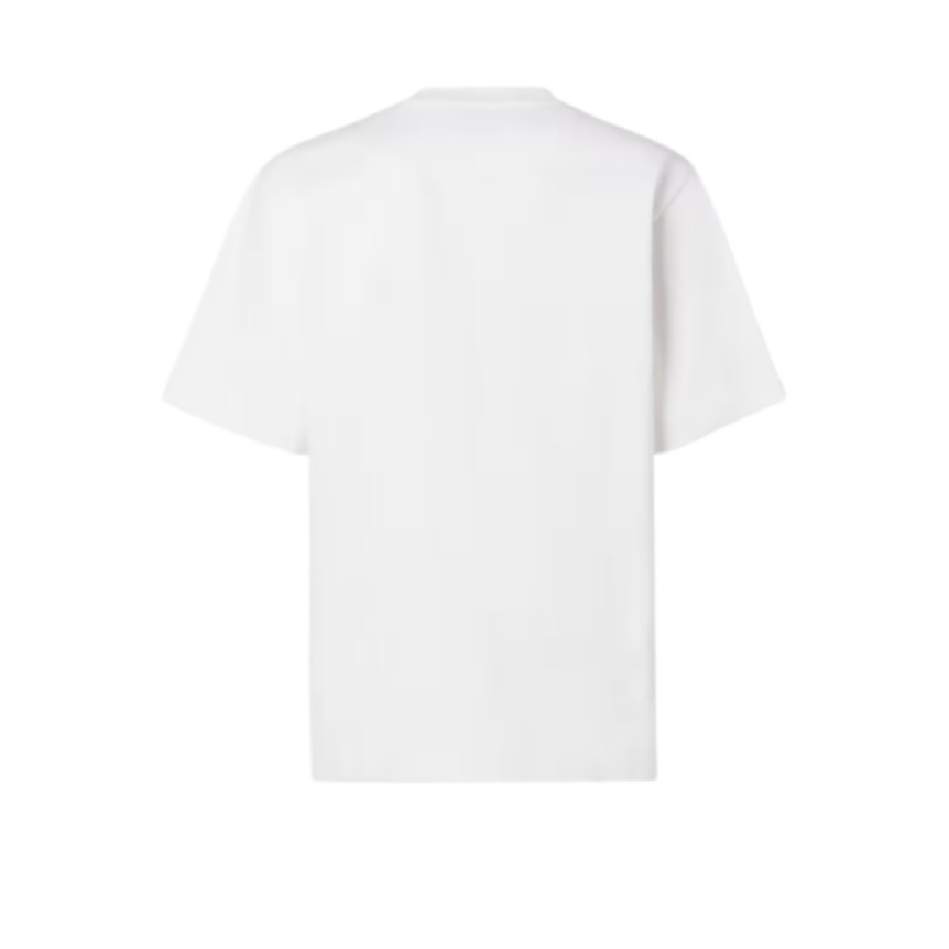 T-shirt col rond FENDI coton blanc Chien Ito