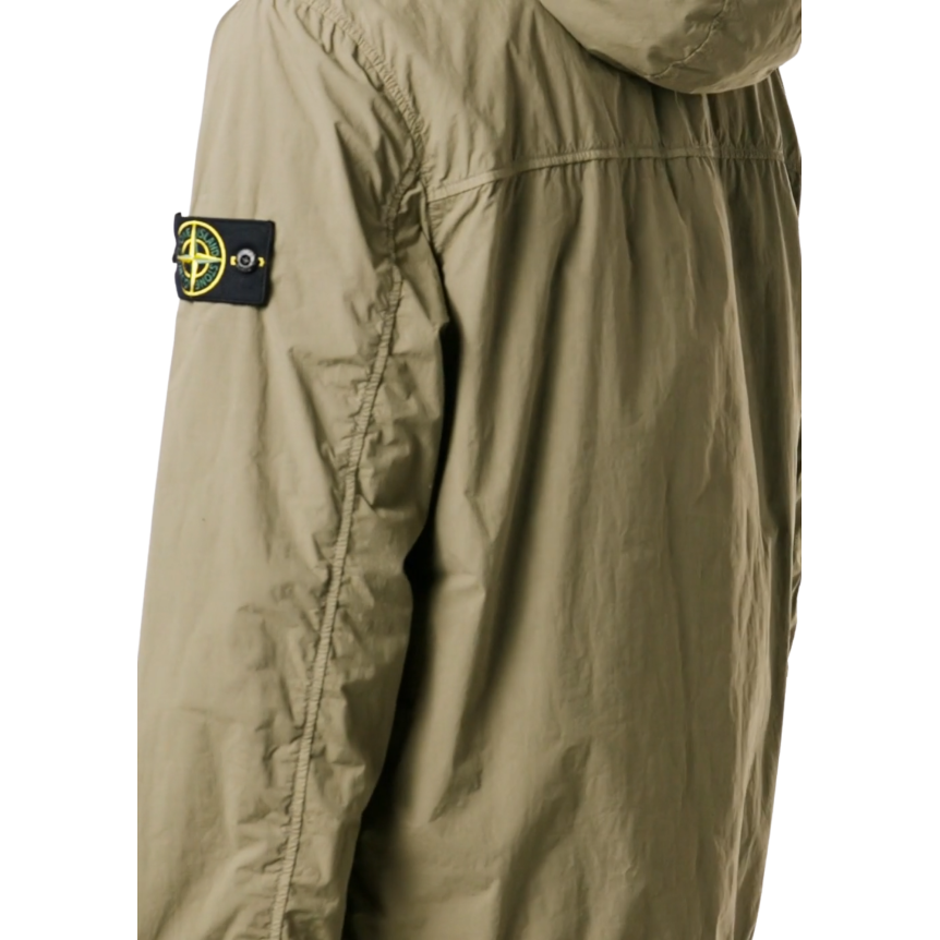 Blouson STONE ISLAND parka à capuche nylon recyclé mat kaki