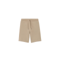 Short molleton coton beige cœur embossé