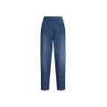 Pantalon jean taille élastique denim coton léger bleu multi poches