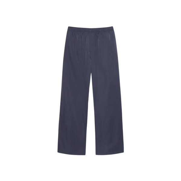 Pantalon de survêtement jogging LACOSTE relaxed fit gris anthracite liseret blanc