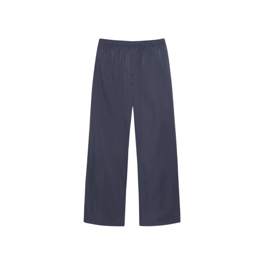 Pantalon de survêtement jogging LACOSTE relaxed fit gris anthracite liseret blanc