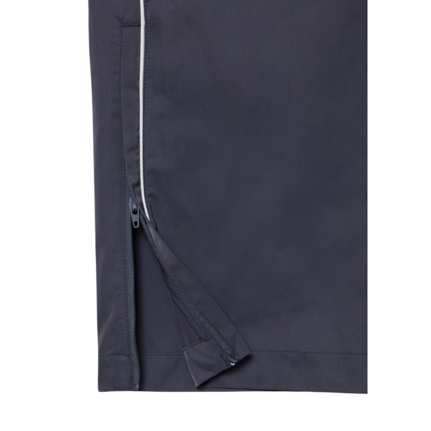 Pantalon de survêtement jogging LACOSTE relaxed fit gris anthracite liseret blanc