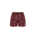 Short de bain nylon bordeaux logo
