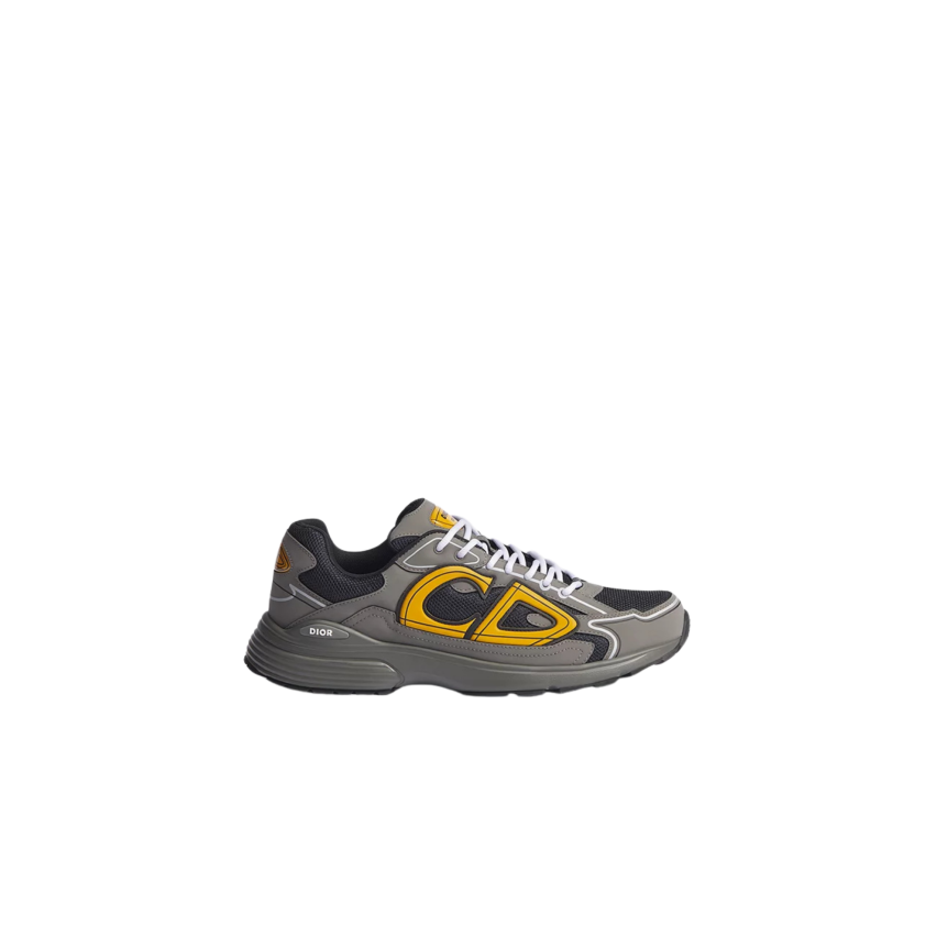 Basket DIOR sneaker B30 gris CD jaune