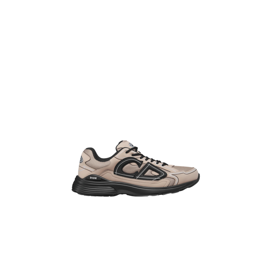 Basket Sneaker DIOR B30 Countdown maille technique beige semelle noire