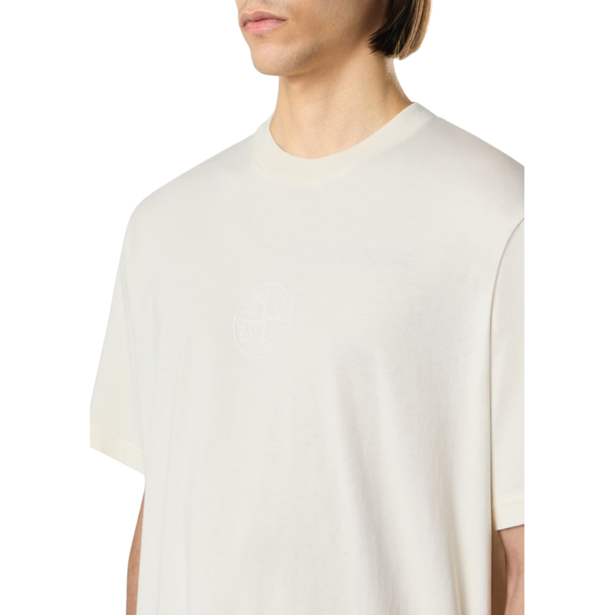 T-shirt manche courte STONE ISLAND jersey coton bio imprimé Camo Compass