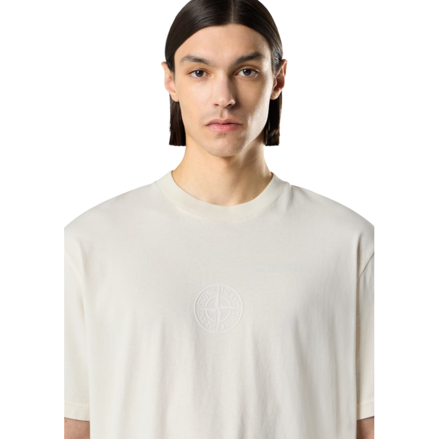 T-shirt manche courte STONE ISLAND jersey coton bio imprimé Camo Compass