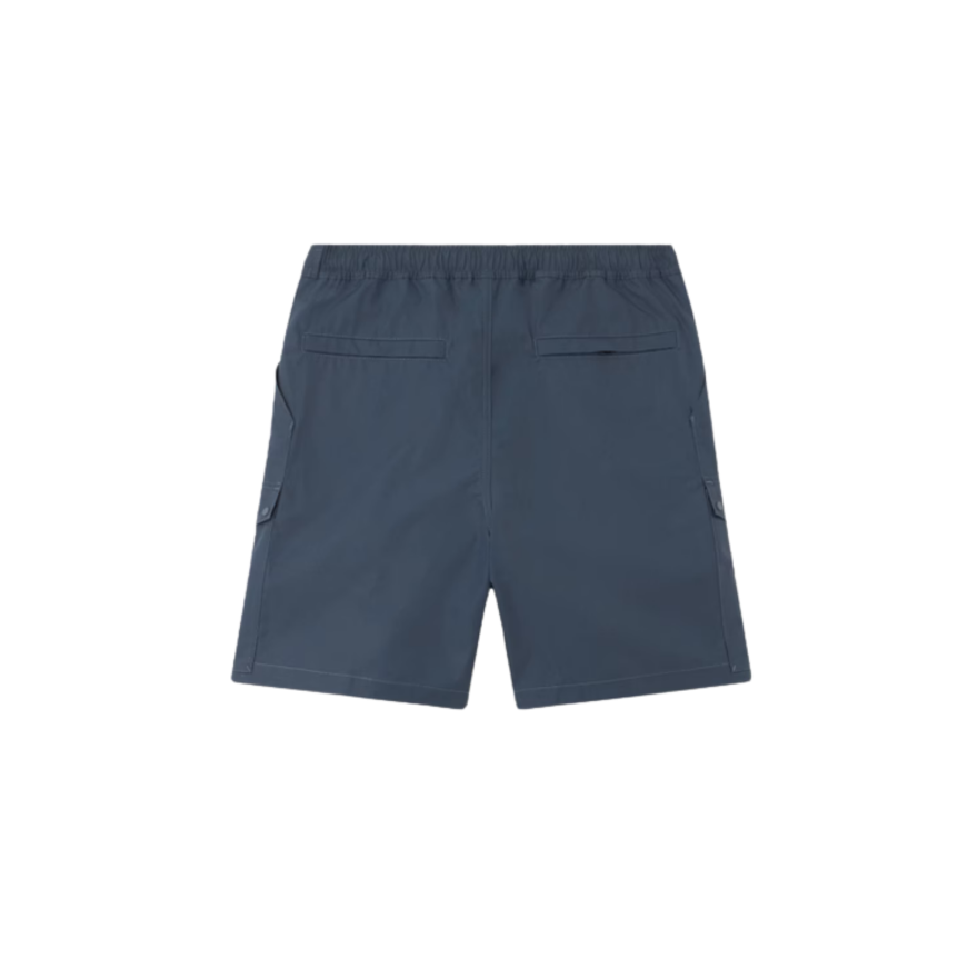 Short cargo STONE ISLAND coton lin bleu ardoise Collection Ghost