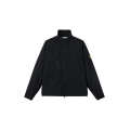 Veste zippée surchemise col montant polaire nylon noir