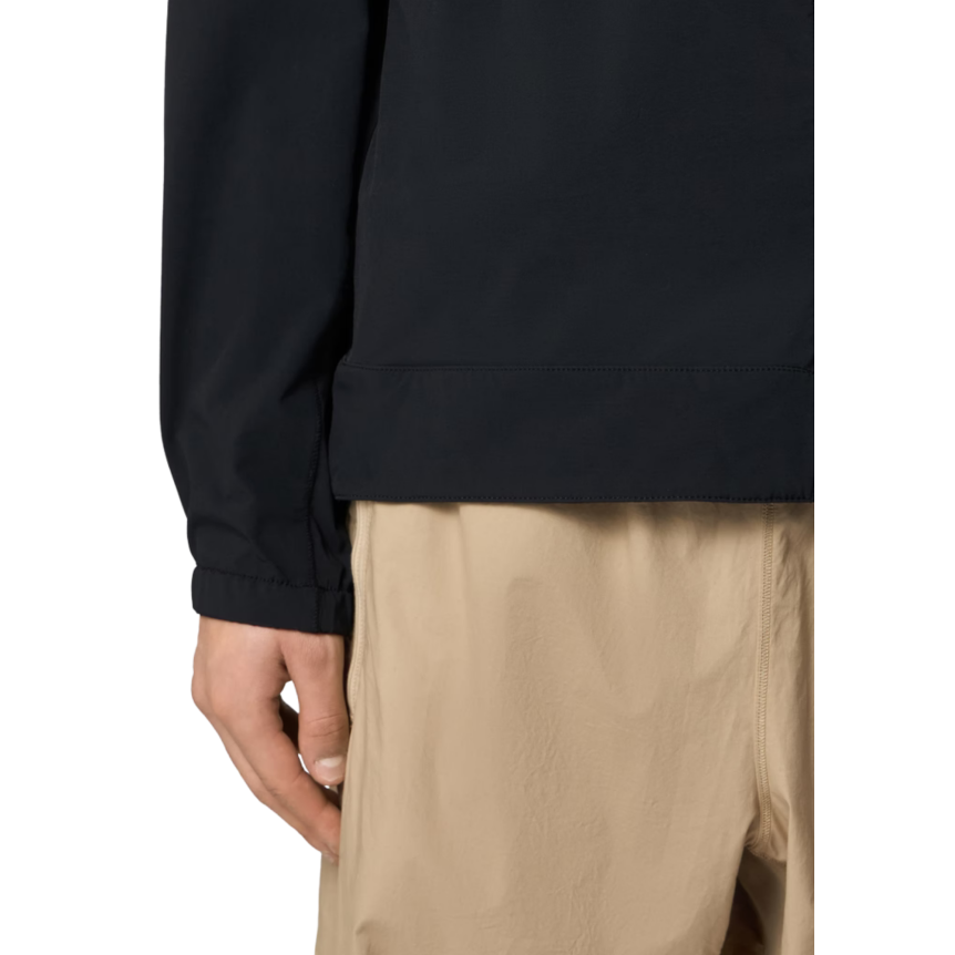 Veste zippée STONE ISLAND surchemise col montant polaire nylon noir