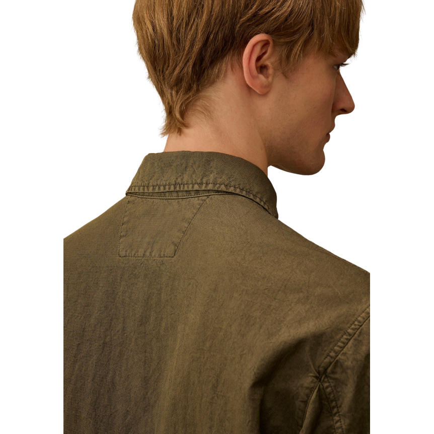 Surchemise CP COMPANY veste zippée à lentille nylon Panama kaki I