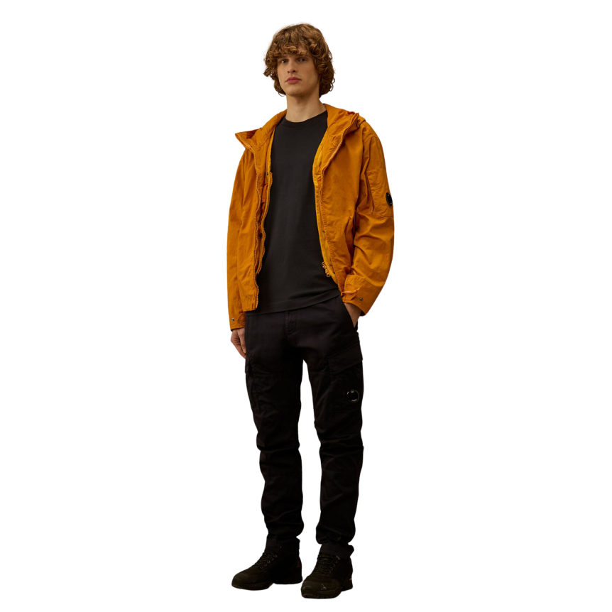 T-shirt manche courte CP COMPANY coton bleu marine logo CP British Sailor bleu flou dos