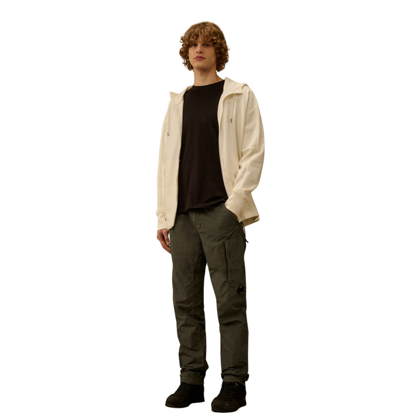 T-shirt manche courte CP COMPANY jersey coton noir imprimé lunettes dos