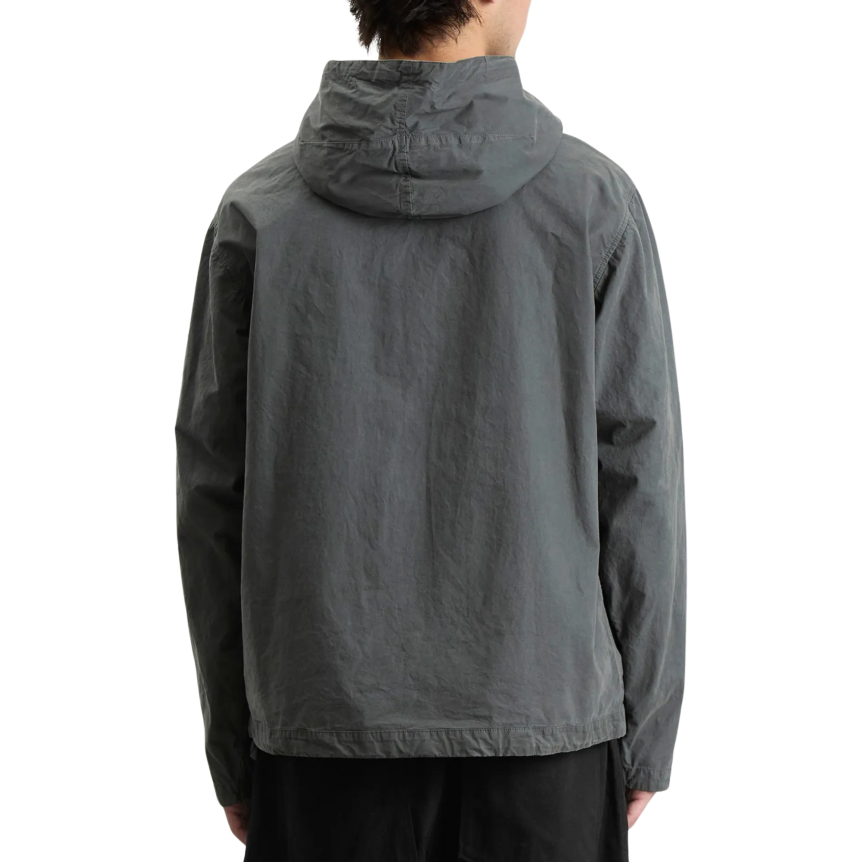 Veste à capuche CPCOMPANY micro rep coton gris anthracite