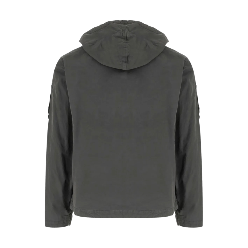 Veste à capuche CPCOMPANY micro rep coton gris anthracite