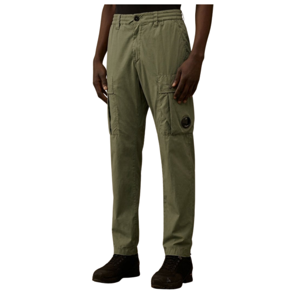Pantalon cargo CP COMPANY nylon coton extensible 50 Fili kaki lentille