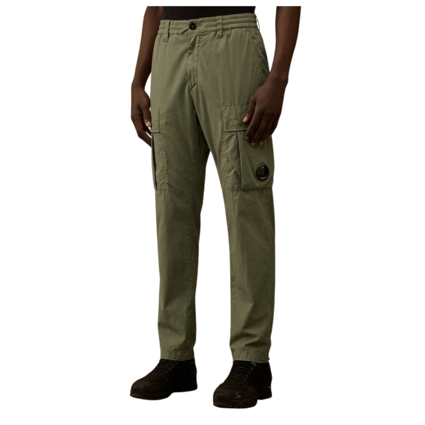 Pantalon cargo CP COMPANY nylon coton extensible 50 Fili kaki lentille