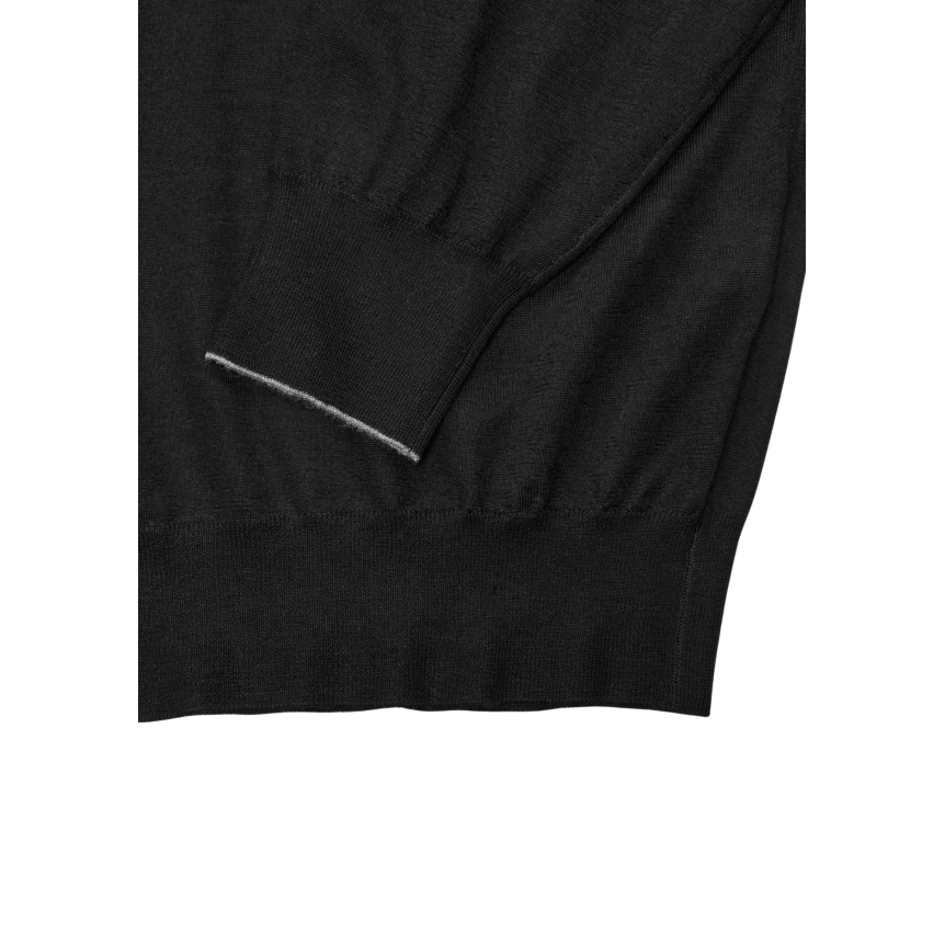 Pull col rond BRUNELLO CUCINELLI cachemire noir