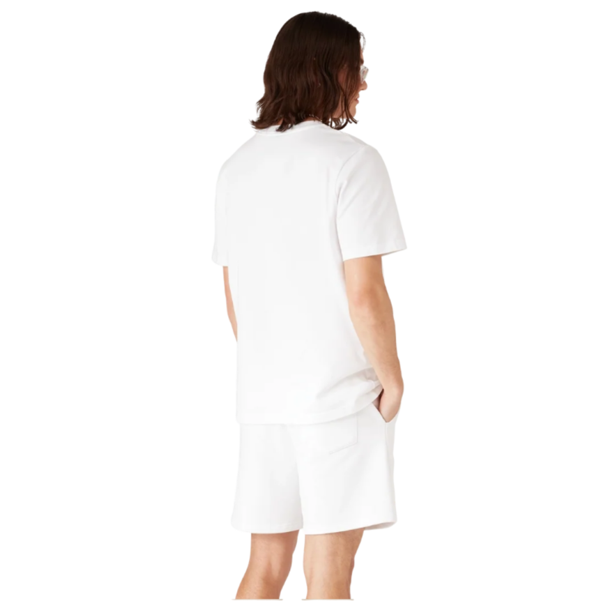 T‑shirt col rond manche courte coton blanc Tennis Club Icon