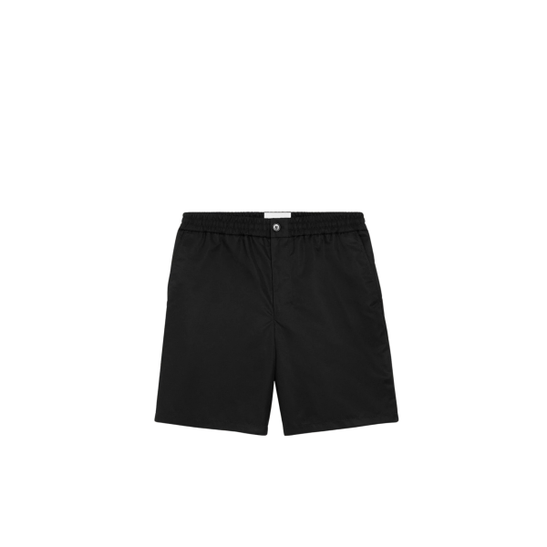 Short AMI Paris taille élastique nylon noir