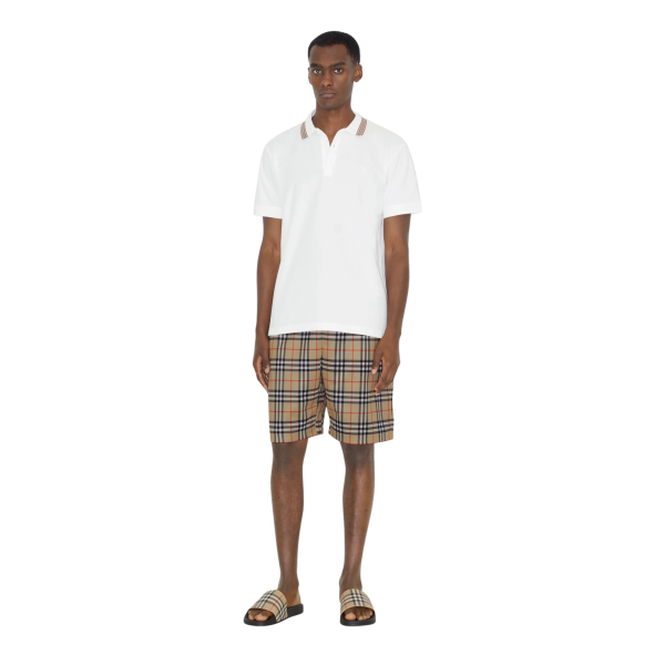 Claquette BURBERRY Furley check beige