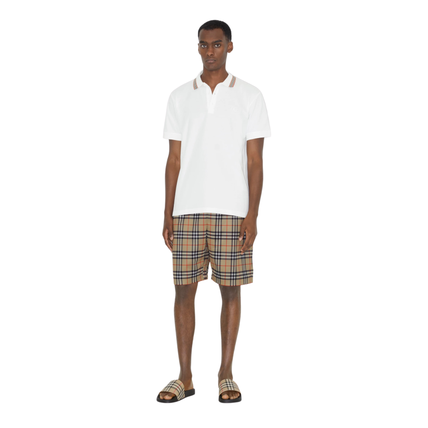 Claquette BURBERRY Furley check beige