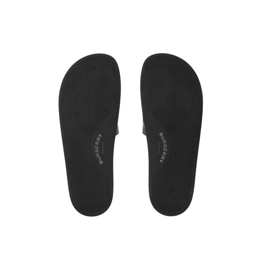 Claquette BURBERRY Furley check noir