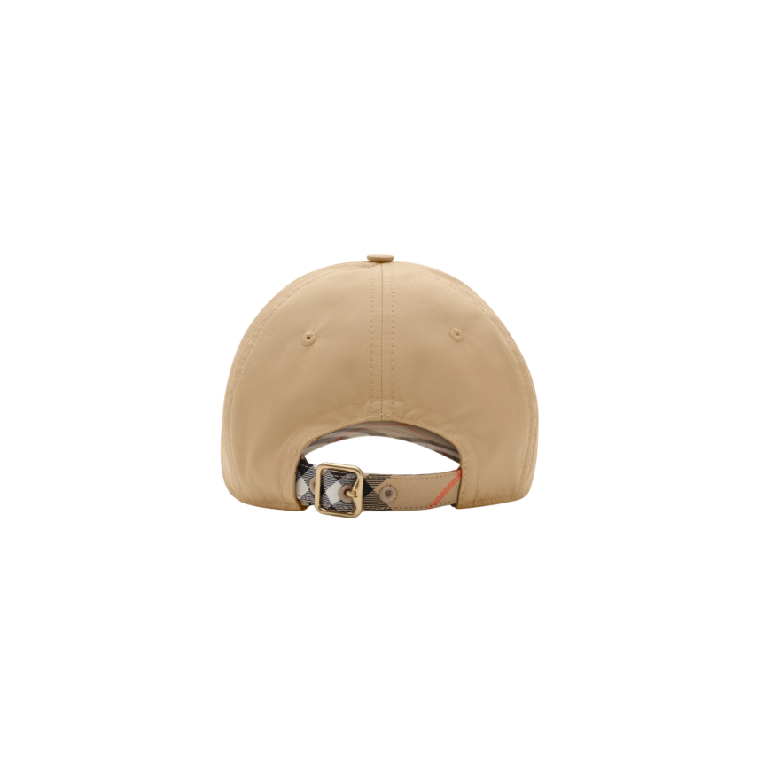 Casquette de Baseball BURBERRY coton beige broderie EDK Cavalier