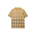 T-shirt col rond Ryan coton beige Gradient Check