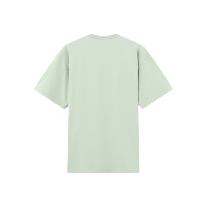 T-shirt manche courte STONE ISLAND jersey coton bio vert sauge poche poitrine