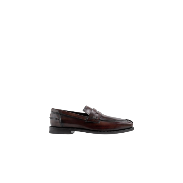 Mocassin BERLUTI Mont Thabor Cuir de veau Venezia marron ambre
