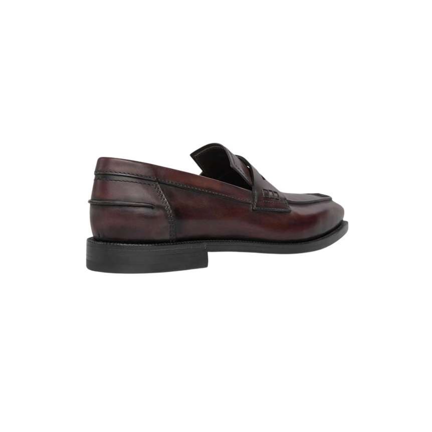 Mocassin BERLUTI Mont Thabor Cuir de veau Venezia marron ambre