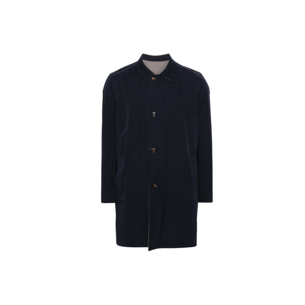 Manteau Imperméable KIRED Ben Bleu marine réversible beige