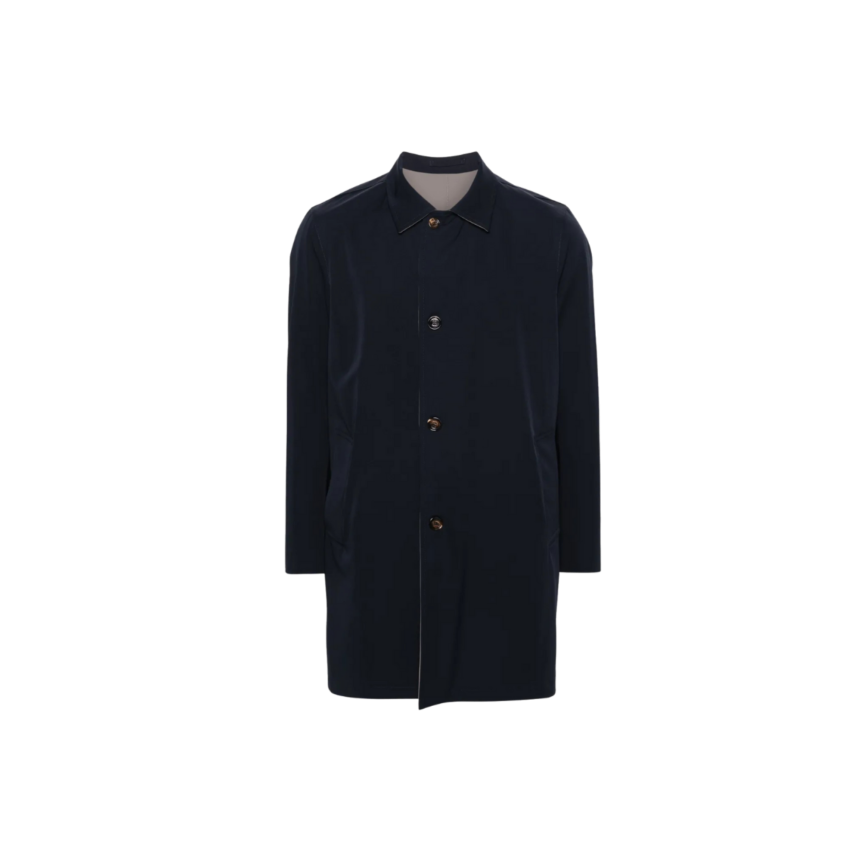 Manteau Imperméable KIRED Ben Bleu marine réversible beige