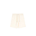 Short molleton coton écru cœur embossé
