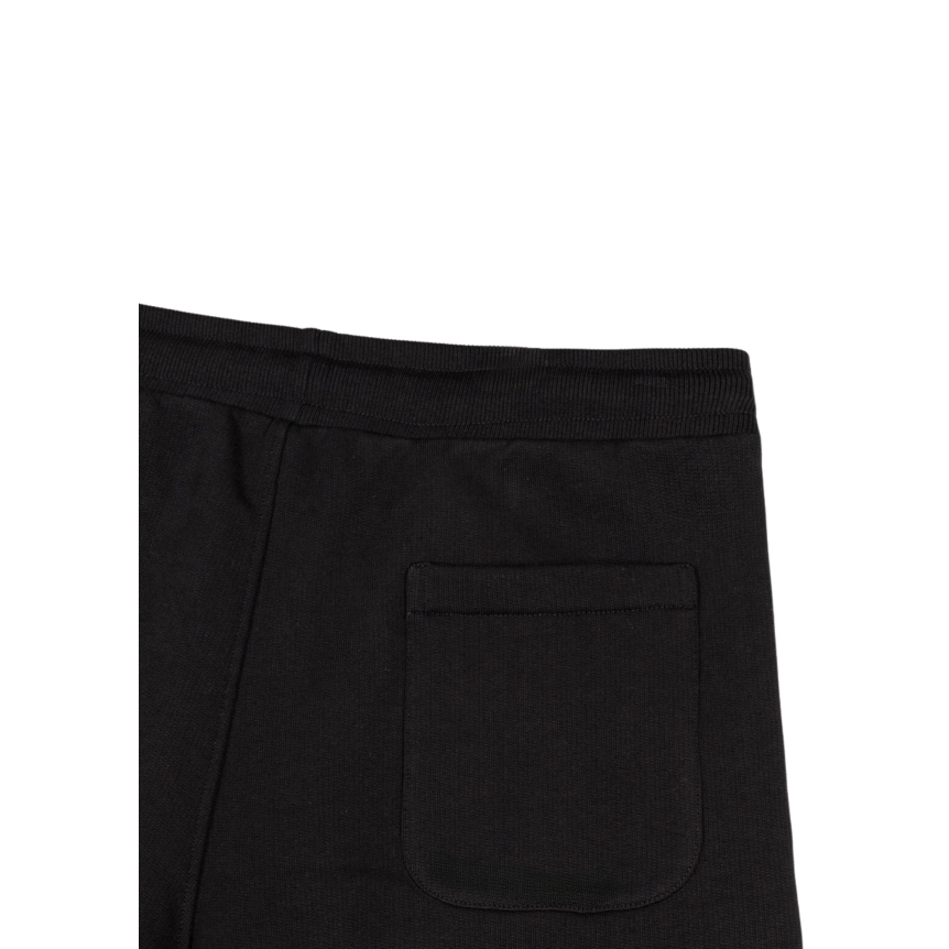 Short AMI Paris molleton coton noir cœur embossé