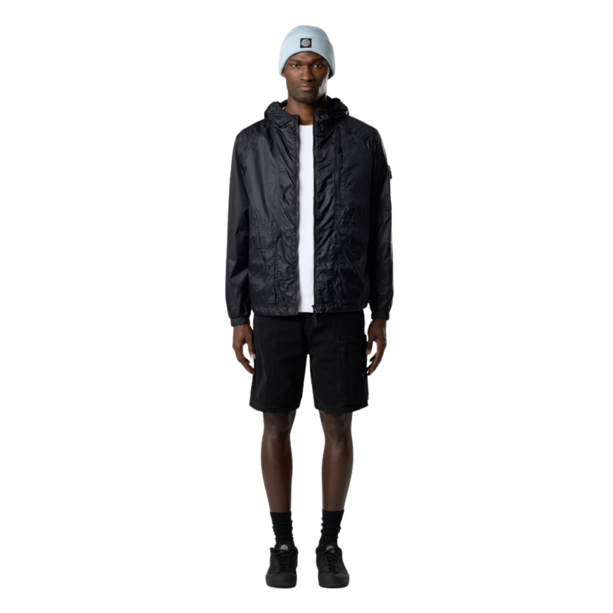 Sweat-shirt ras-du-cou STONE ISLAND regular manche raglan coton blanc