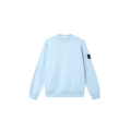 Sweat-shirt ras-du-cou regular manche raglan coton bleu ciel