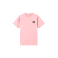 T-shirt col rond manche courte slim coton laurier rose patch Compass