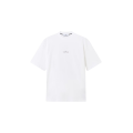 T-shirt manche courte jersey coton bio blanc photo Carlo dos
