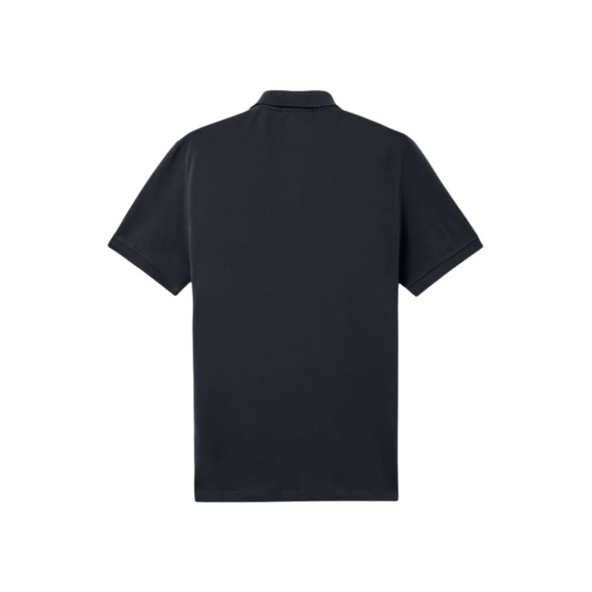 Polo STONE ISLAND piqué de coton bleu marine patch Compass