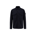 Surchemise toile coton lin bleu marine Collection Ghost