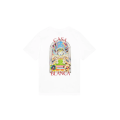 T‑shirt col rond manche courte coton blanc Tennis Landscape