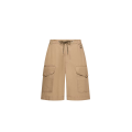 Short cargo oversize popeline de coton camel