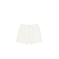Short coton mélangé nylon éponge écru