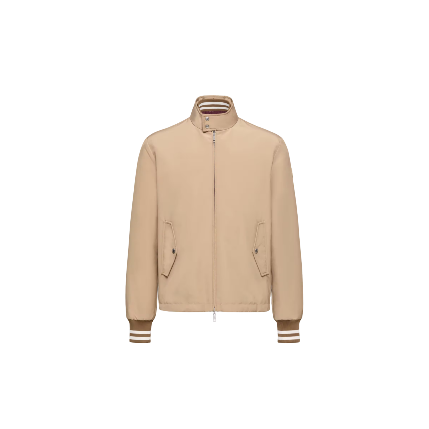 Blouson bomber MONCLER Prieure coton mélangé camel réversible bordeaux