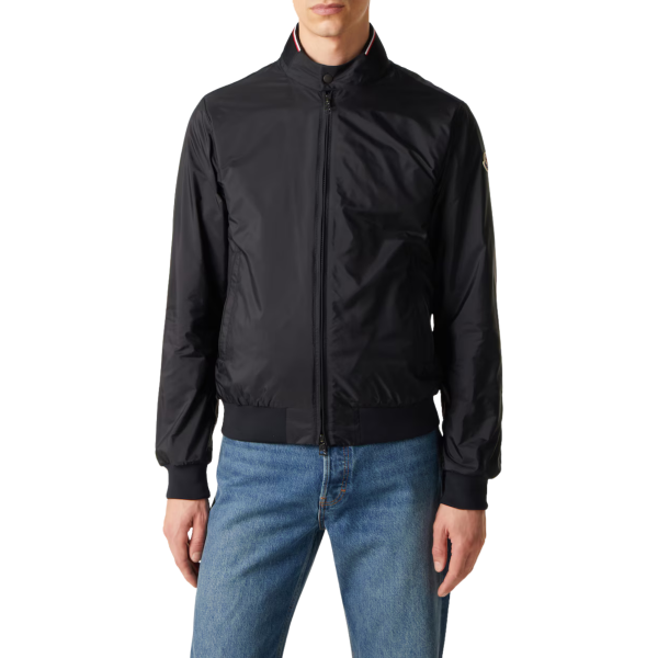 Veste blouson zippé imperméable MONCLER Reppe nylon noir